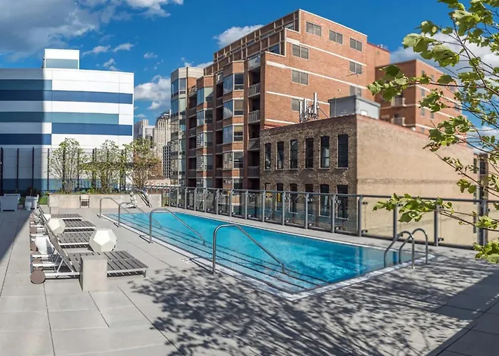 West Loop 1br W Wd Gym Lounge Nr L Chi-780 Appartement